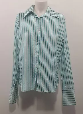 Rhodes And Beckett Striped Shirt Sz 16 • $17.75