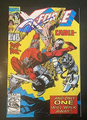 X-Force #15 Signed By Greg Capullo & Chris Eliopoulos (Marvel Comics 1992) • $29.99