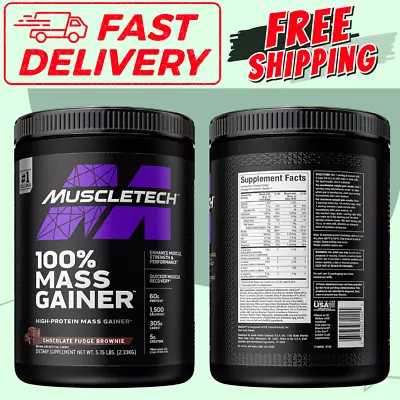 Mass Gainer Protein Powder For Muscle Gain + Weight Gainer Chocolate 5Lb • $34.61