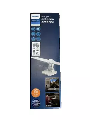 Philips Wing Mobile TV Antenna Black Indoor/Outdoor Attic Mount • $52.99