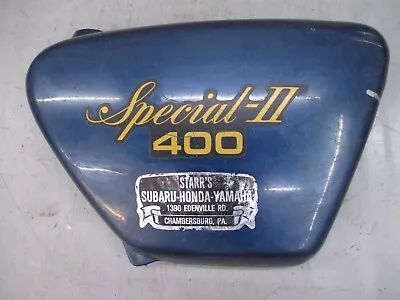 Yamaha  Xs 400 Xs400 Special Right Side Frame Battery Cover Blue • $19