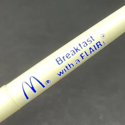 Vintage McDonalds Breakfast With A FLAIR! White Advertising Marker Pen • $14.95
