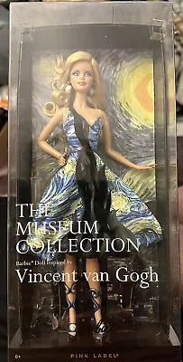 NEW The Museum Collection Barbie Doll Inspired By Vincent Van Gogh 2010 NRFB • $375