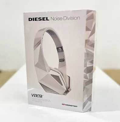 Monster Diesel VEKTR On-Ear Headphones White Hardwired New • $50