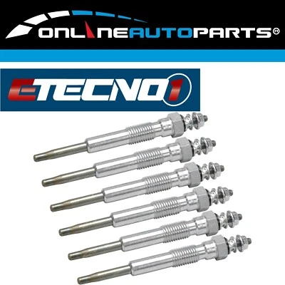 Set 6 Glow Plugs For Landcruiser HJ47 HJ60 HJ75 2H 4.0L Diesel 40 60 70 Series • $76.95