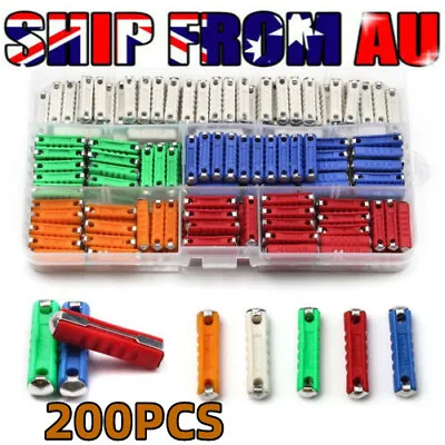 200Pcs Continental Fuses Torpedo Bullet Fuse Classic Car Fuse Kit AU • $16.99