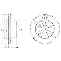 2x Brake Disc For Jeep DELPHI • £74.58