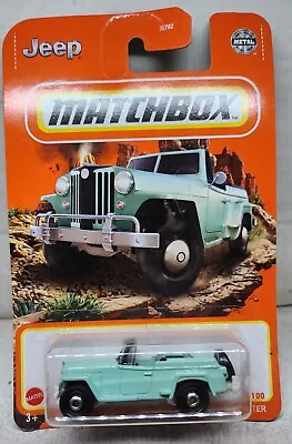 Matchbox  1948 Willys Jeepster  #67/100 2021 JEEP/ Thailand  MBX Metal Pieces • $3.99