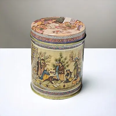 Vintage Ben Rickert Oriental Miniature Art Works Collectors Tin Canister Candle. • $7