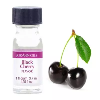 Food Flavouring LorAnn Black Cherry 1 Dram Oils Highly Concentrated Cake Baking • £2.97