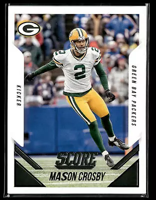 Mason Crosby Green Bay Packers Score 2015 Score Football Card #329 • $2.10