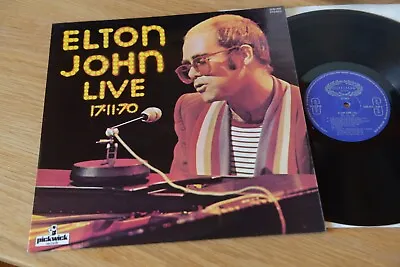 £16.86 • Buy Elton John Live 17-11-70 LP Pickwick Records ‎ SHM 942
