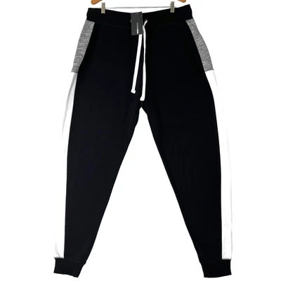 $19.99 • Buy Fashion Nova Analissa Joggers Plus Sz 1X Ribbed Drawstring Waist Knit Colorblock