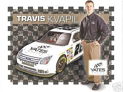 $2 • Buy 2008 Travis Kvapil  Yates Racing  #28 Nascar Cup Postcard