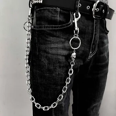Jeans Rock Hip Hop Decor- Men's Hanging Wallet Waist Belt Chain Pants Trousers • $14
