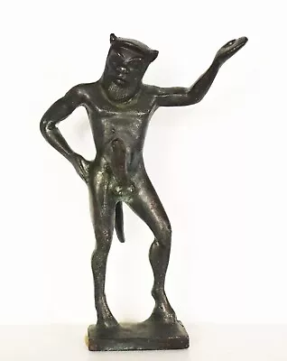 Satyr - Nature Spirit - Attendant Of Pan Dionysus - Goat-Human Hybrid - Bronze • £67.47