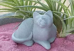 Napping Cat Zen Garden Mini Fairy Garden. Dollhouse Miniature • $9.25