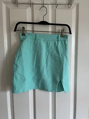 Missguided Aqua Blue Mini Skirt Size 4  • £4