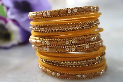 Indian Pakistani  Fashion Jewelry Ethnic Bridal Bangles 22pcs 2-6size • $14.99