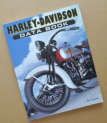 1903-96 Harley Davidson Motorcycle Data Book Manual FD JDH RL WL UL ULH FL EL XL • $34.95