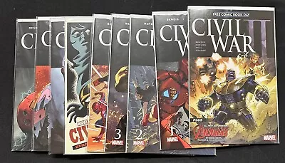 Civil War 2 Complete Run High Grade FCBD #1-8 Marvel Comics • $24.99