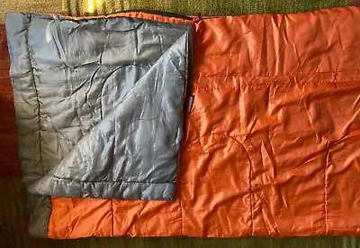 Vintage Coleman Sleeping Bag Orange Camping 33  X 75  • $6.95