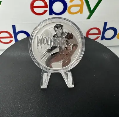 2021 Tuvalu Marvel Wolverine .9999 1oz Silver BU Coin (non Colorized) In Capsule • $29.66