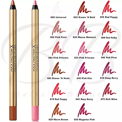 MAX FACTOR Colour Elixir Moisturising Soft Lip Liner Definer *ALL SHADES* NEW • $9.49