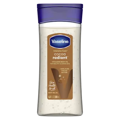 Vaseline Vitalizing Body Gel Oil Cocoa Radiant Pure Cocoa Butter Scent 6.8oz • $14.64