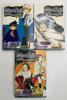 Lot Of 3 Muhyo & Roji's Bureau Of Supernatural Investigation English Manga 1-3 • $14.99