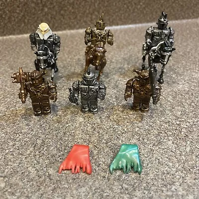 Mega Bloks Dragon Knights 6 Mini Figures + 3 Horses & 3 Weapons 2 Capes • $15.99