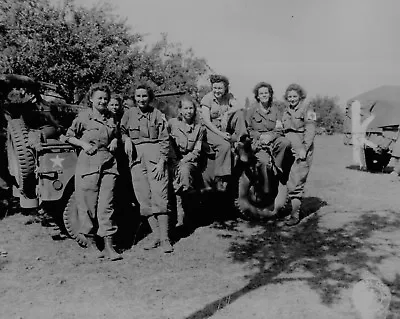 B&W Photo US Army Nurses In France 1944 WWII WW2 D-Day World War Two Normandy  • $6.49