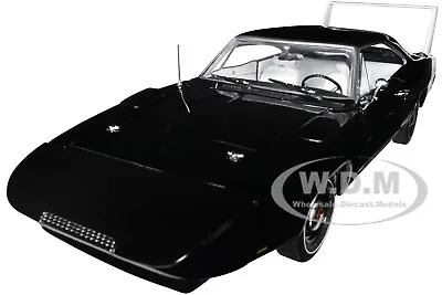 1969 Dodge Charger Daytona X9 Black 1/18 Diecast Model Car By Auto World Amm1310 • $99.99