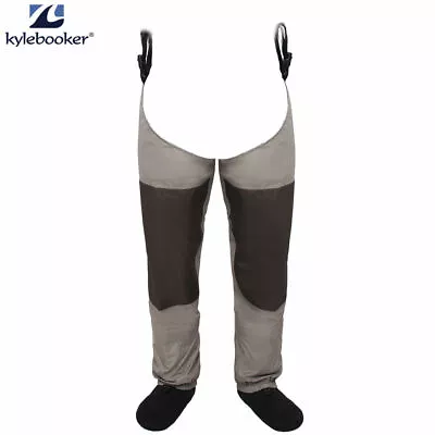 Fishing Waders Waterproof Leg Waders Pants Stockingfoot Hip Wader Thigh Waders • $56.69