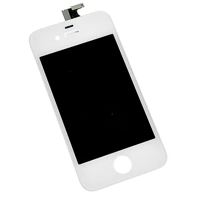 White Digitizer Front Glass LCD Screen Full Assembly For GSM AT&T IPhone 4 4G • $22