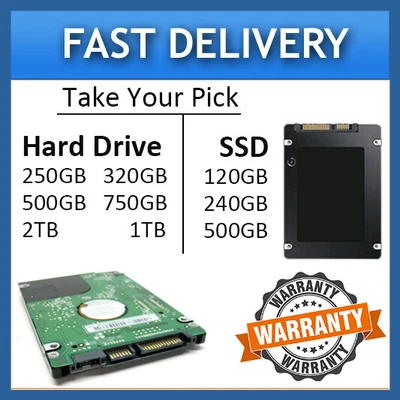 £20.99 • Buy Acer Aspire One 751 752 753 725 756 751H D270 Laptop 2.5 Hard Drive/SSD Drive