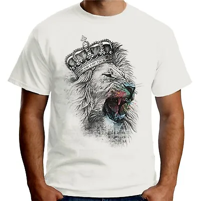 £10.95 • Buy Velocitee Mens T-Shirt King Lion Heraldry UK British St George A19703