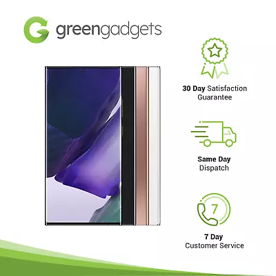 $669 • Buy Samsung Note20 Ultra 5G - 128GB 256GB 512GB Black White Bronze - Excellent 