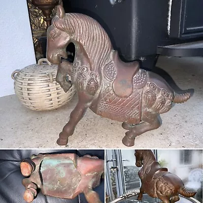 £275 • Buy 👀Rare REPLICA CHINESE TANG WAR HORSE BRASS-BRONZE FIGURINE DESK WEIGHT Antique?