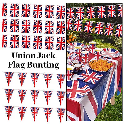 Union Jack Bunting Great Britain Royal Party Decorations Bunting Flags • £4.59