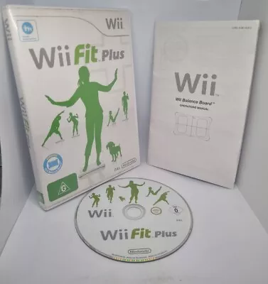 Wii Fit Plus - Nintendo Wii - PAL - Complete W Manual • $7.62