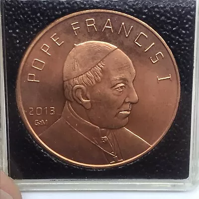 Vatican Pope Francis I 1 Oz .999 Copper Round 2013 • $4.99