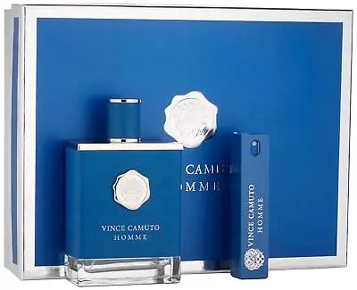 Vince Camuto Homme 2PC Gift Set 6.7oz EDT 0.5 Oz EDT (scuffed) • $32