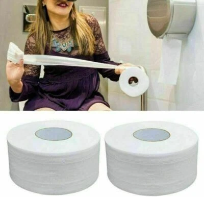$25.59 • Buy 4 Ply Large Jumbo White Toilet Paper Rolls Soft Bath Tissue Bulk Bathroom Home
