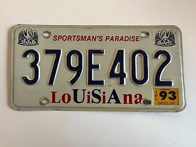 1993 Louisiana License Plate USA Pelican Graphic Natural Sticker • $24.99