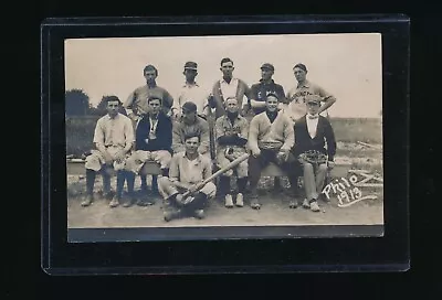 1913 Real Photo Rppc Post Card Philadelphia Baseball Team Incredible Eye Appeal  • $75