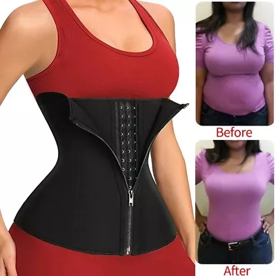 Hot Waist Trainer Cincher Trimmer Sweat Belt Slim Body Shaper Sauna Shapewear UK • £15.79