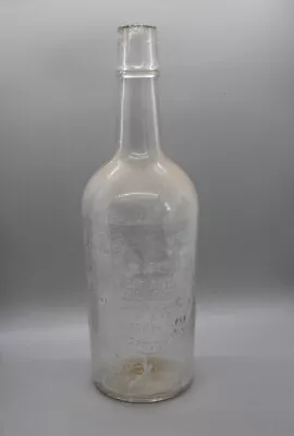 $75 • Buy Friedberg's Norfolk VA 11.5  Cylinder Whiskey Clear Bottle Virginia
