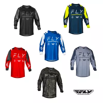 2024 Fly Racing F-16 Men MX Motocross Offroad ATV Jersey - Pick Size & Color • $29.95