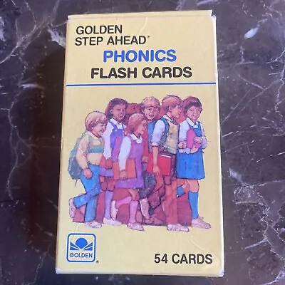 VTG 1989 Golden Step Ahead Preschool Activity Cards Phonics • $3